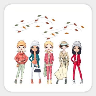 AUTUMN LADIES Sticker